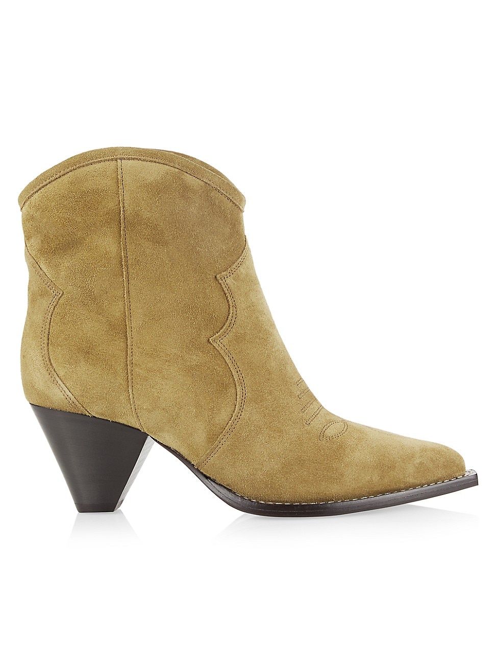Women's Darizo Suede Booties - Taupe - Size 5 | Saks Fifth Avenue