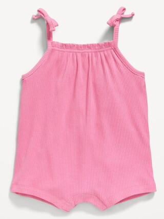 Tie-Bow One-Piece Romper for Baby | Old Navy (CA)