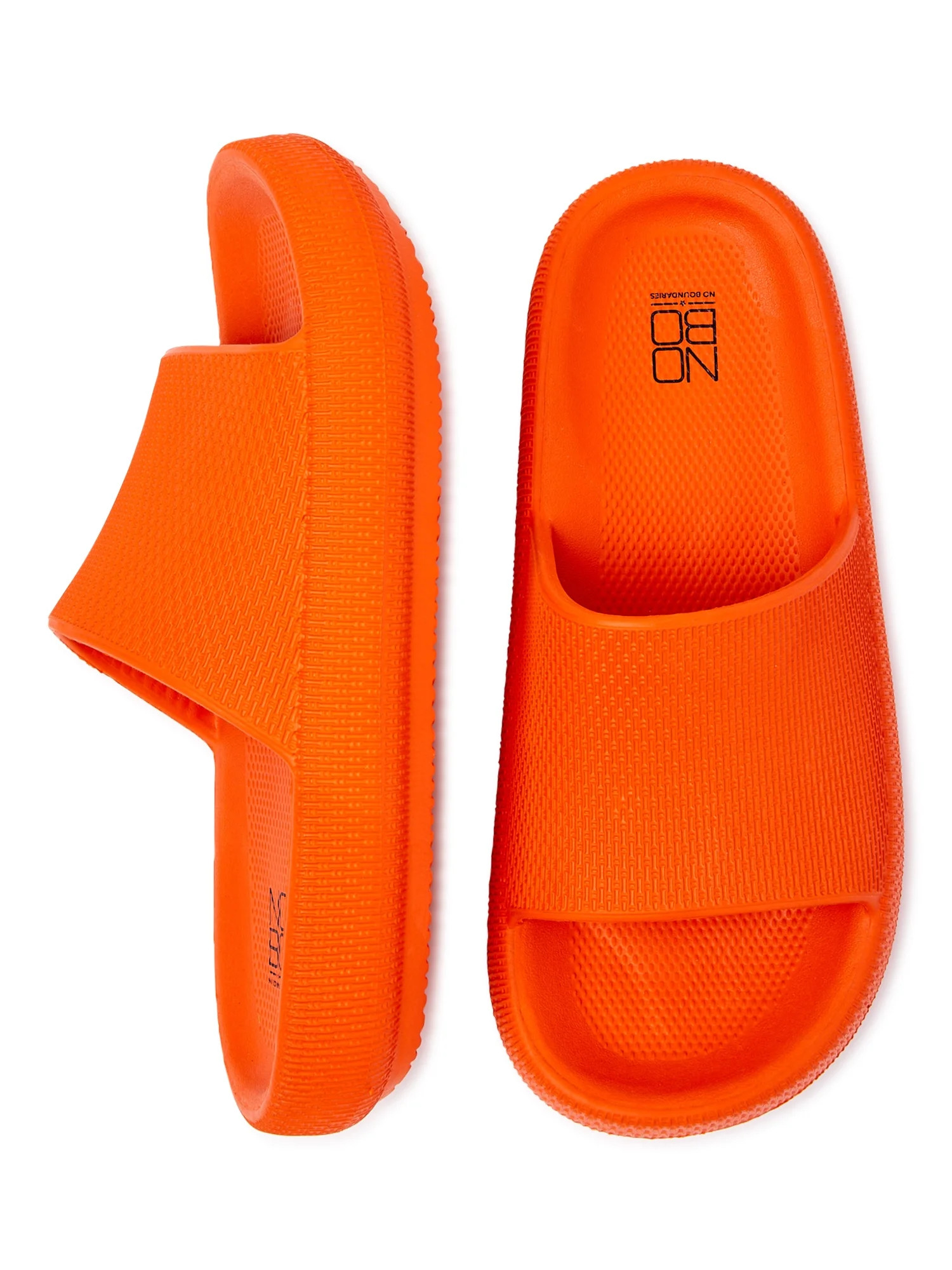 No Boundaries Women's Pillow Slide Sandals - Walmart.com | Walmart (US)