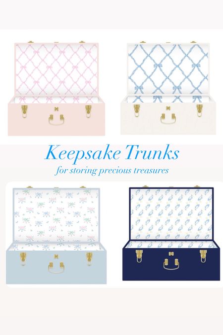 Gorgeous keepsake trunks for storing precious life treasures from baby memories, to kids art, sentimental clothing, wedding memorabilia and more! Adore these!!

#LTKbaby #LTKfamily #LTKGiftGuide