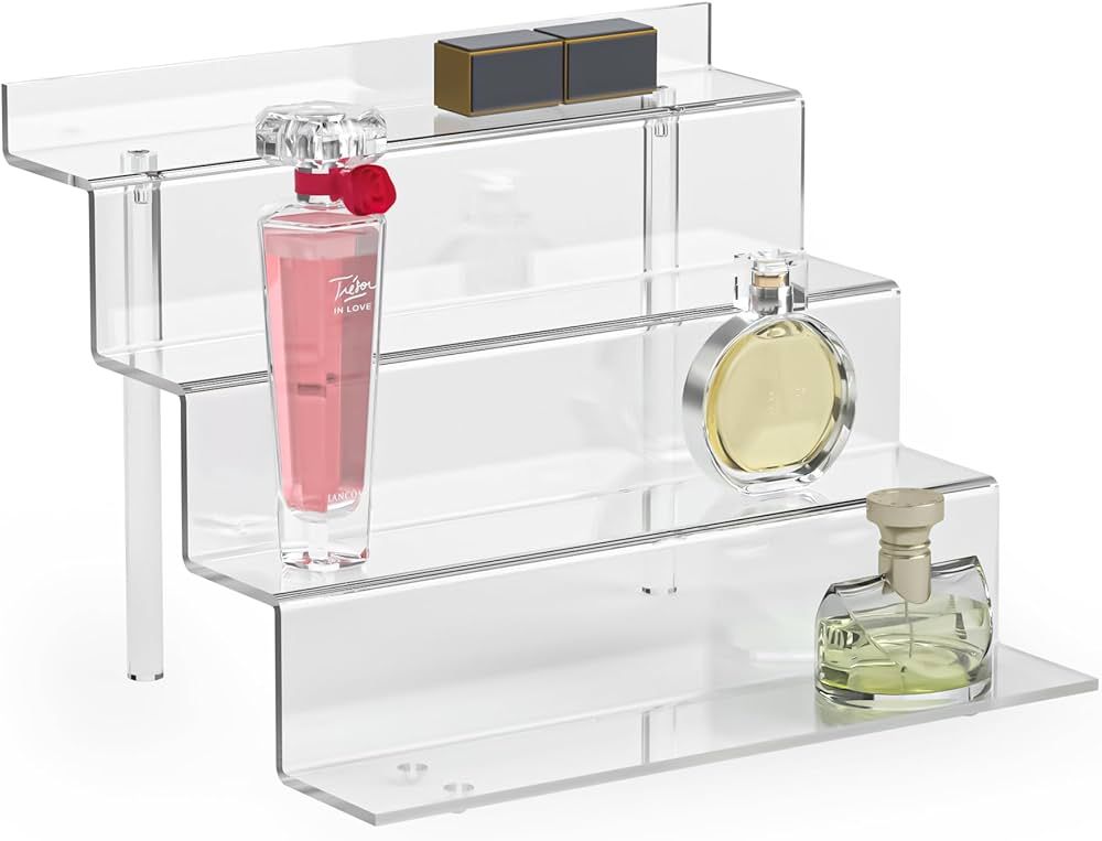 Acrylic Riser Display Shelf,Display Risers,Perfume Organizer,Cupcake Display Stand,Organizer Shel... | Amazon (US)