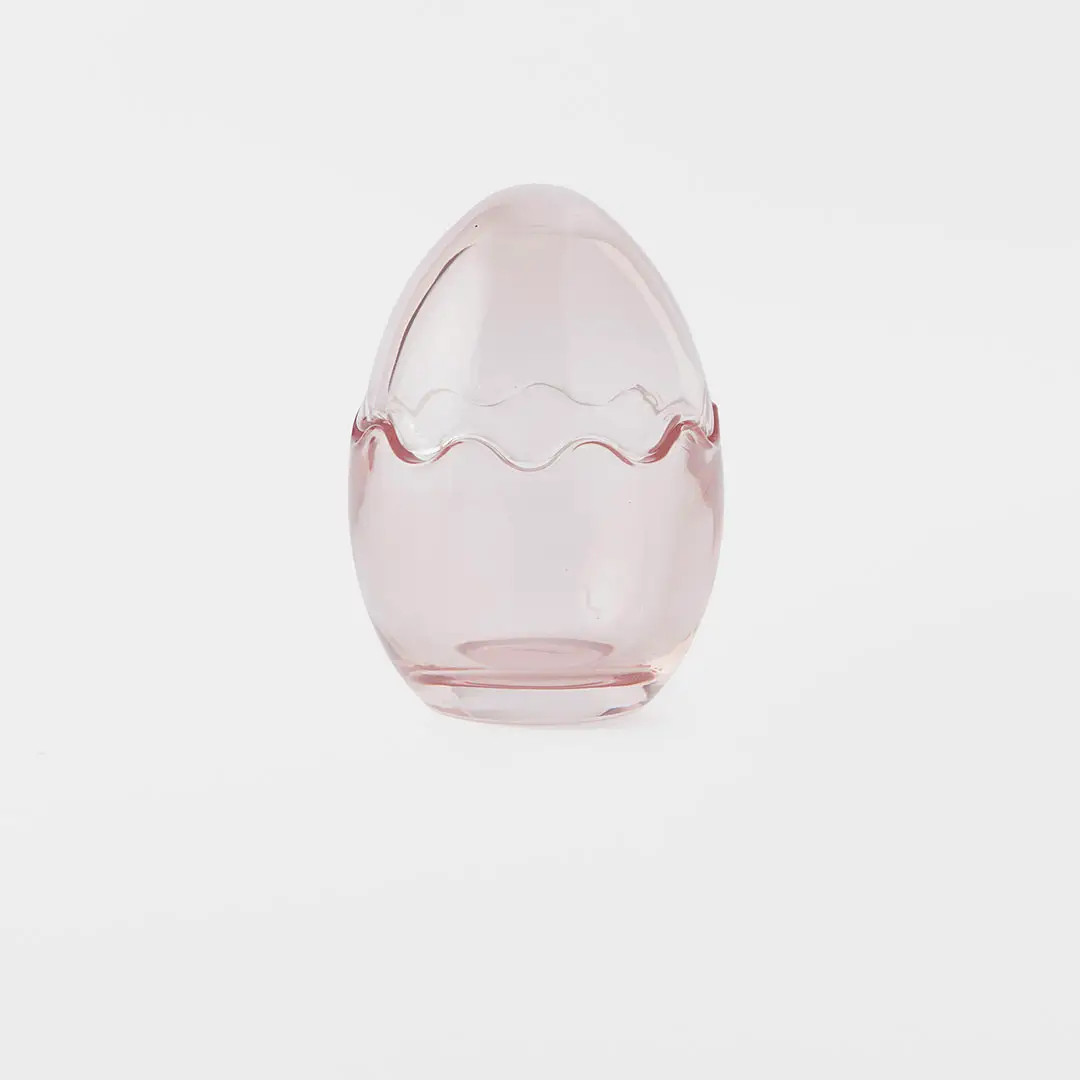Cracked Glass Egg Trinket - Pink | Bed Bath N' Table