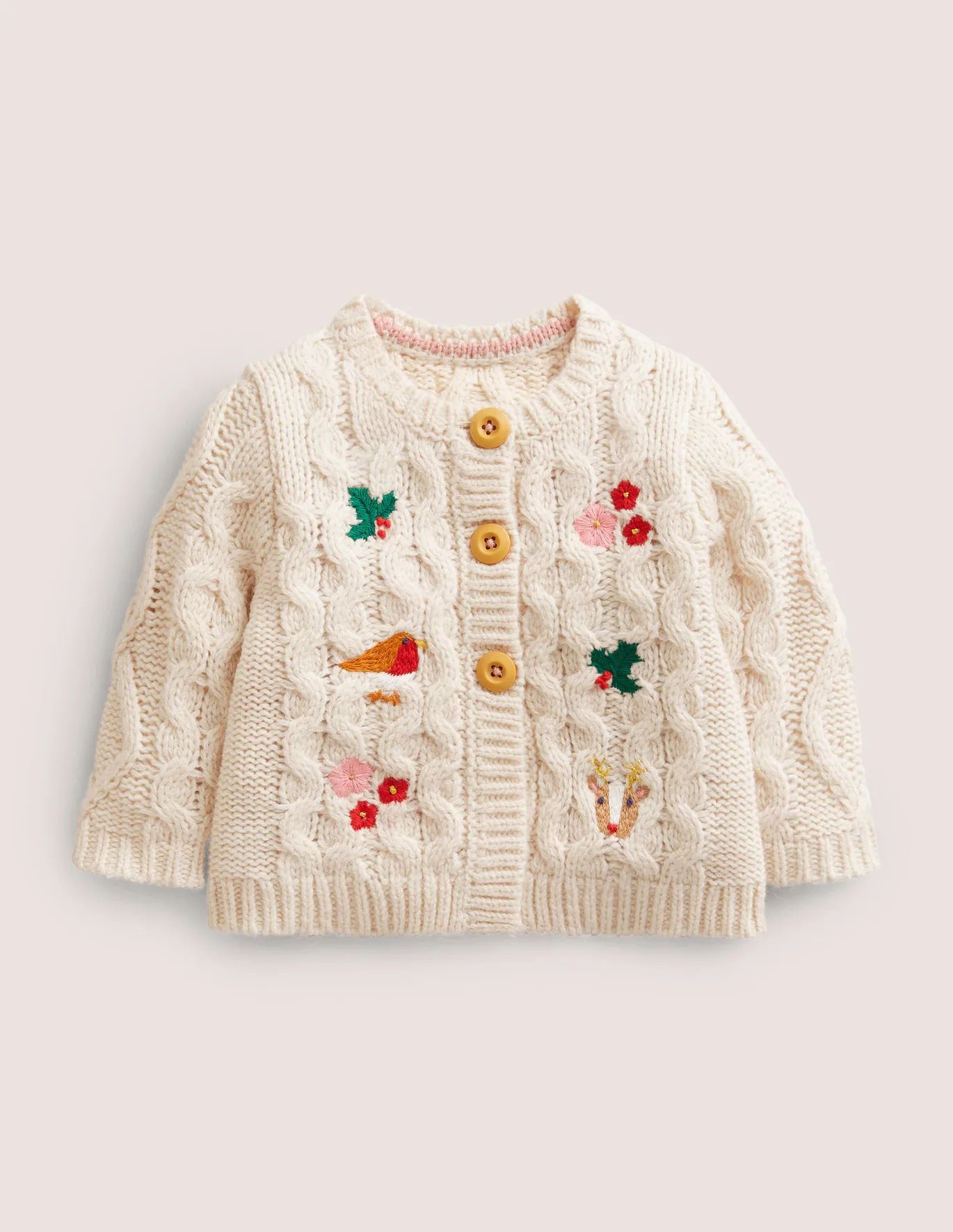 Cable Cardigan - Ecru | Boden (US)