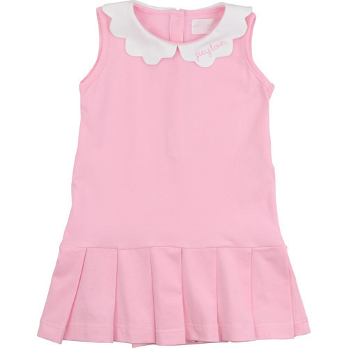Pink Scalloped Collar Tennis Dress | Cecil and Lou