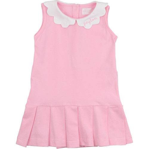 Pink Scalloped Collar Tennis Dress | Cecil and Lou