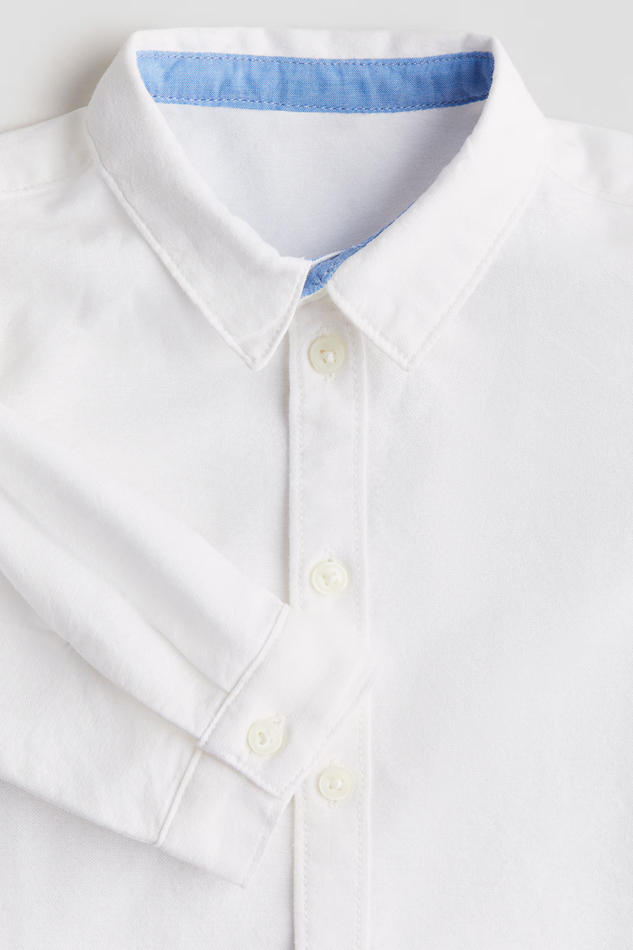 Cotton Shirt - White - Kids | H&M US | H&M (US + CA)