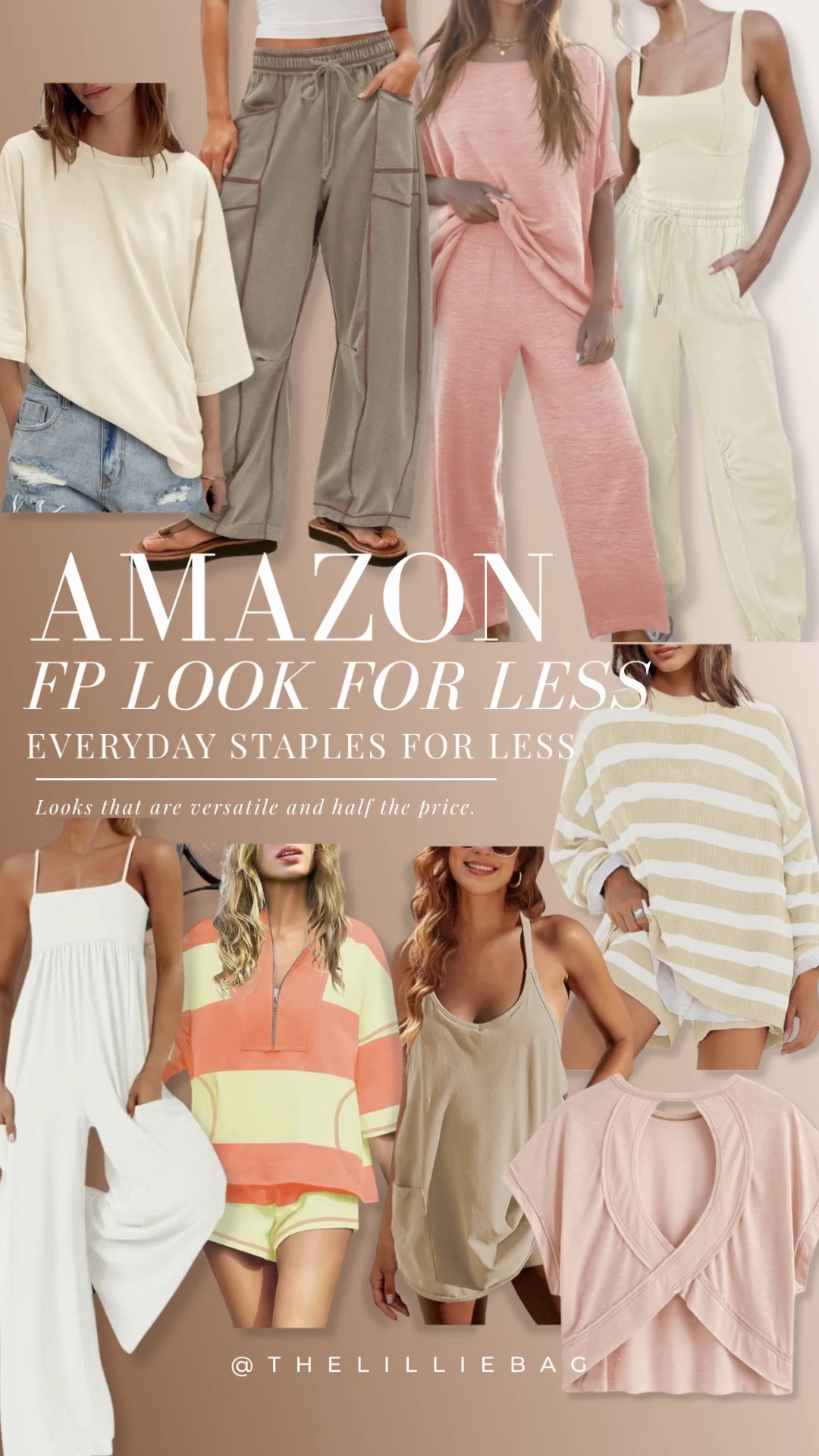 Free People look for less 🤍✨

All from Amazon and giving that effortless FP vibe — flowy pieces, easy sets, and the kind of styles you can throw on and instantly look put together 🙌🏼

So good for everyday, travel, and spring into summer outfits 😅 everything is linked on my LTK!

amazon finds, free people dupes, look for less, boho style, casual outfits, spring outfits 2026, vacation outfits, effortless style

#LTKmomlife #LTKSeasonal