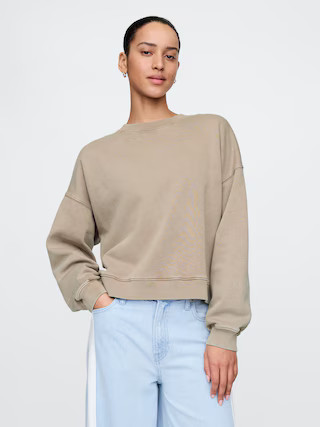 VintageSoft Wedge Crewneck Sweatshirt | Gap (US)