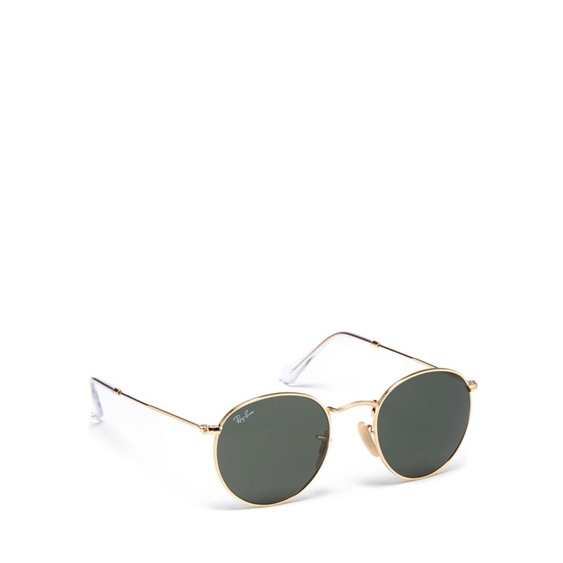 Ray-Ban - Gold Metal Rb3447 Round Sunglasses | Debenhams UK