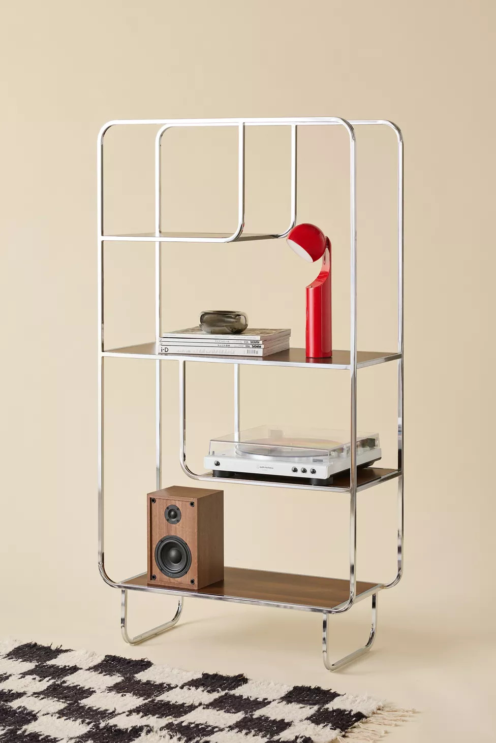 Alana Chrome 4-Tiered Bookshelf | Urban Outfitters (US and RoW)