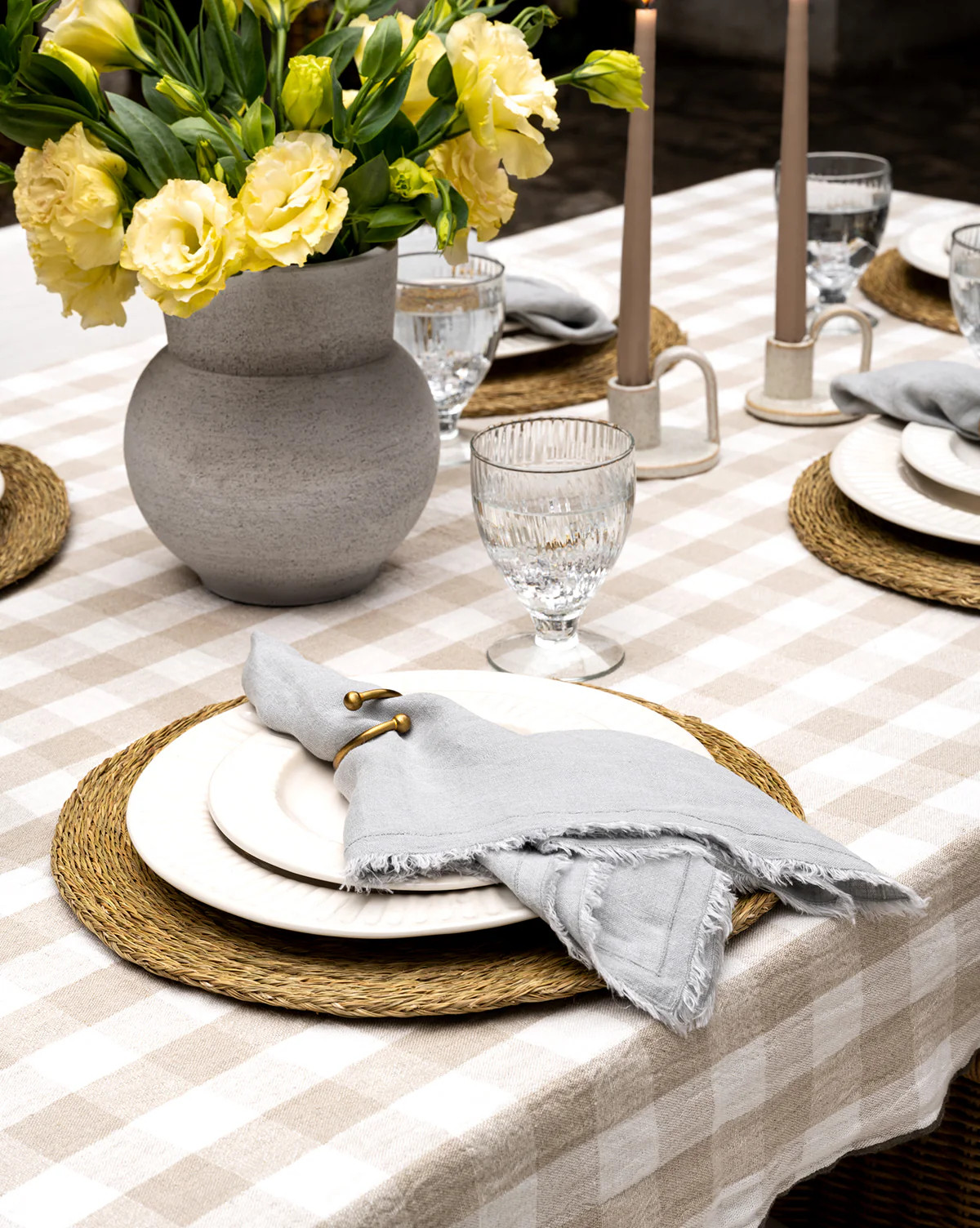 Charlie Check Tea Towel | McGee & Co. (US)