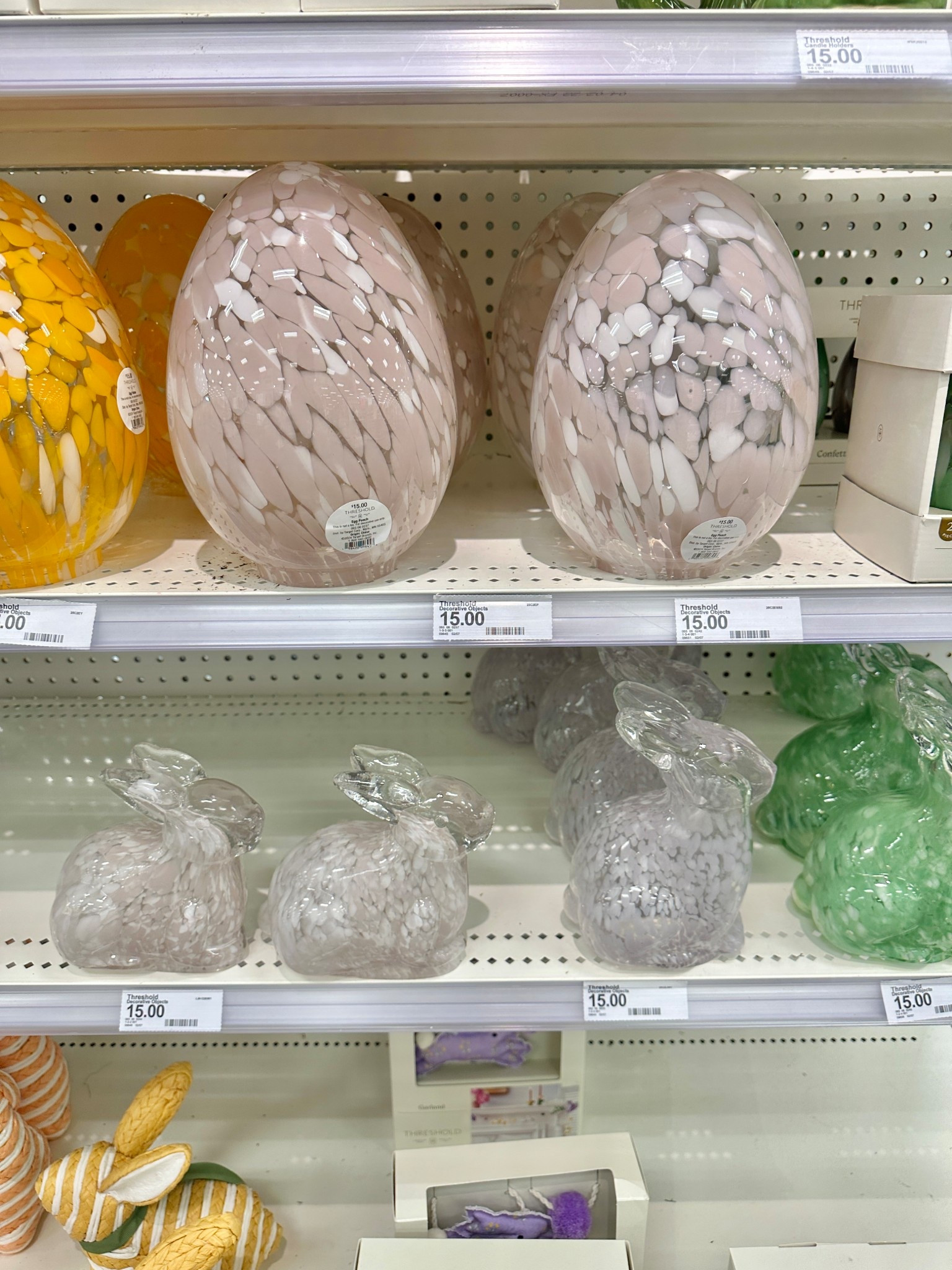 Target Easter decor, glass Easter egg pink Easter bunny decor 

#LTKFindsUnder50 #LTKHome #LTKSaleAlert