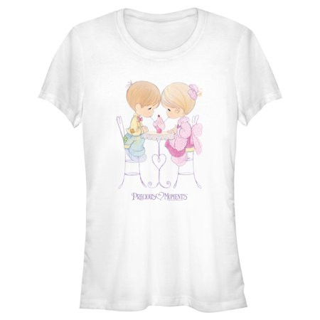 Junior s Precious Moments Milkshake Date Graphic Tee White X Large | Walmart (US)