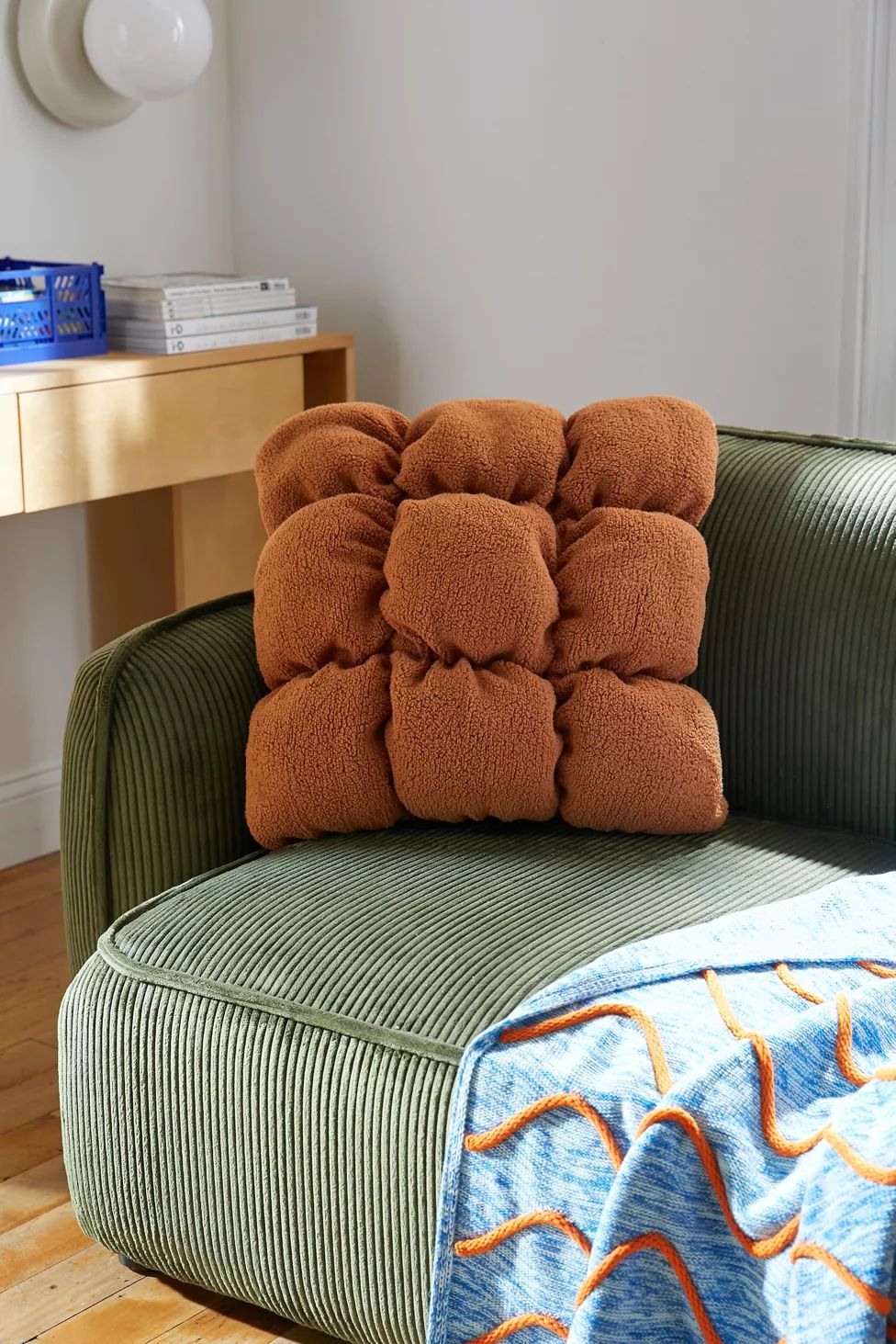Marshmallow Cloud Fleece Throw Pillow | Urban Outfitters (US and RoW)