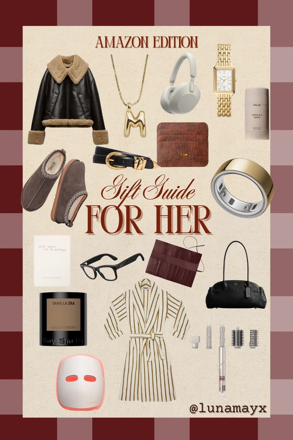 Gift Guide: FOR HER 🎀✨
Cozy neutrals, everyday luxe, & holiday gifts she’ll actually use.
Amazon gifts for her….everything linked ✨ tap to shop.

#LTKGiftGuide #LTKCyberWeek #LTKHoliday