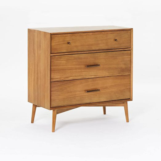 Mid-Century 3-Drawer Dresser (36") | West Elm (US)