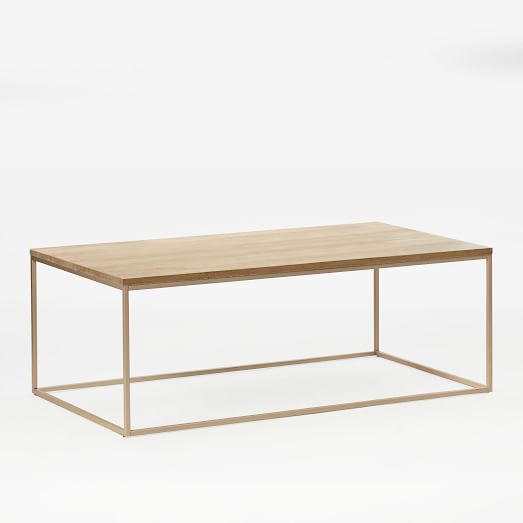 Streamline Coffee Table - Whitewashed Mango Wood | West Elm (US)