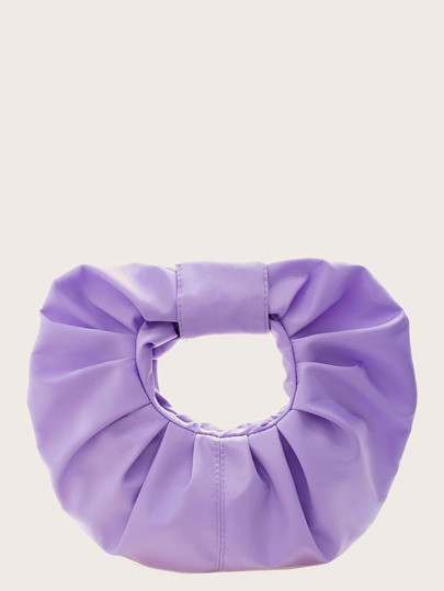 Ruched Satchel Bag | SHEIN
