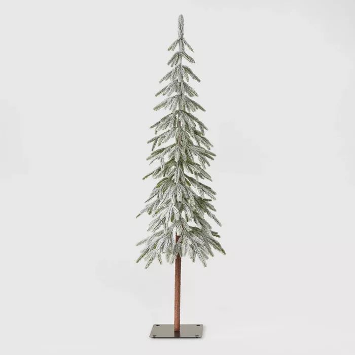 5ft Unlit Downswept Flocked Alpine Balsam Artificial Christmas Tree - Wondershop&#8482; | Target