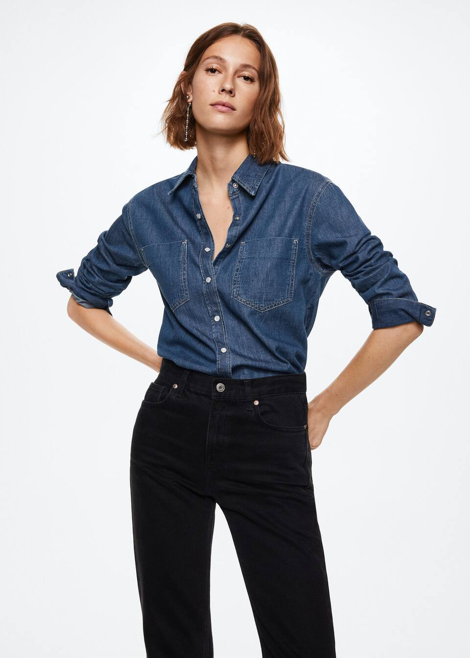 Search: Denim shirt (19) | Mango USA | MANGO (US)