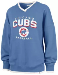 '47 Women's Chicago Cubs Blue Wax Pack Eighties Crewneck Sweatshirt | DICK'S Sporting Goods