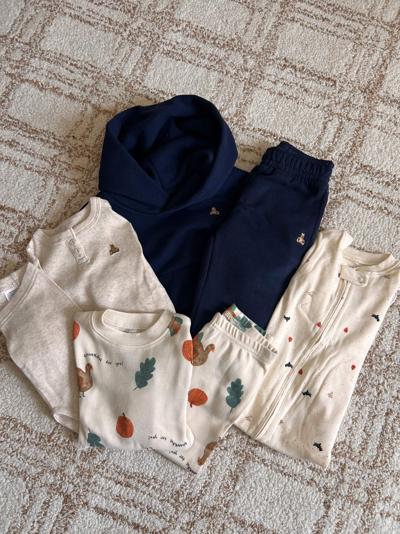 Baby boy fall outfit finds 🧸🤎🍂

Love these Carter’s holiday pajamas too 

Baby boy outfits, baby boy clothing, baby boy fashion, baby pajamas, baby sweat set, baby gap

#LTKFamily #LTKBaby