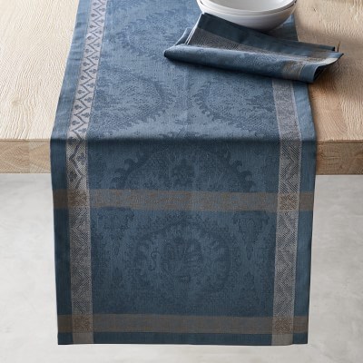 Sorrento Tile Jacquard Table Runner | Williams-Sonoma