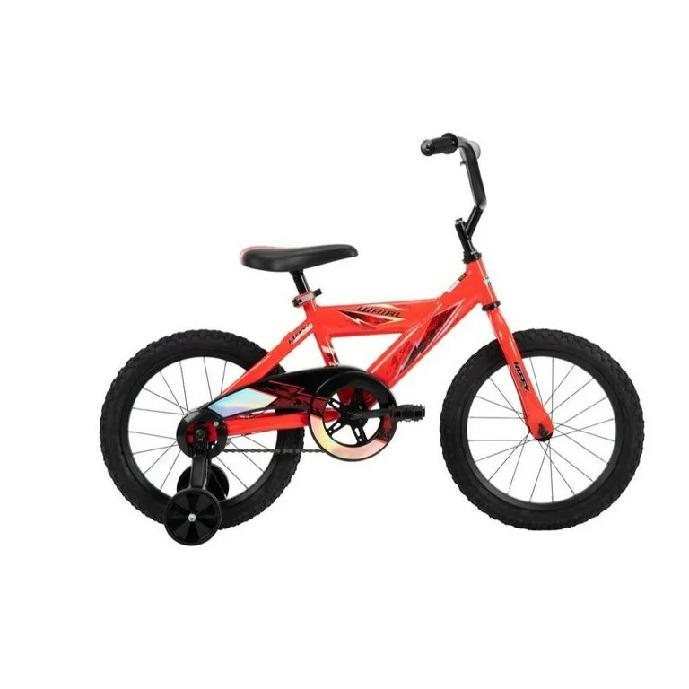 Huffy 16" Whirl Kids' Bike with Training Wheels - Red | Walmart (US)