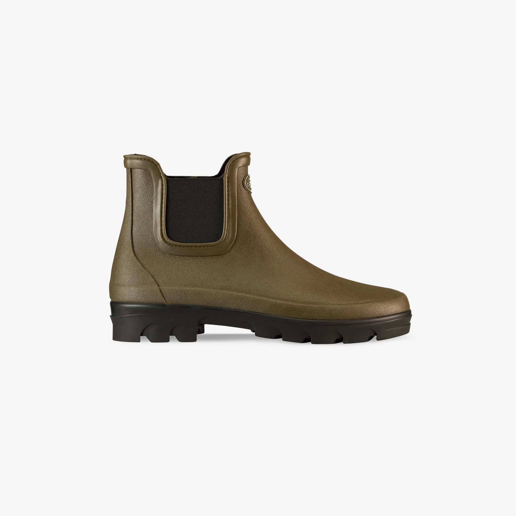 Women's Nomade Jersey Lined Chelsea Boot Forest Green | Le Chameau