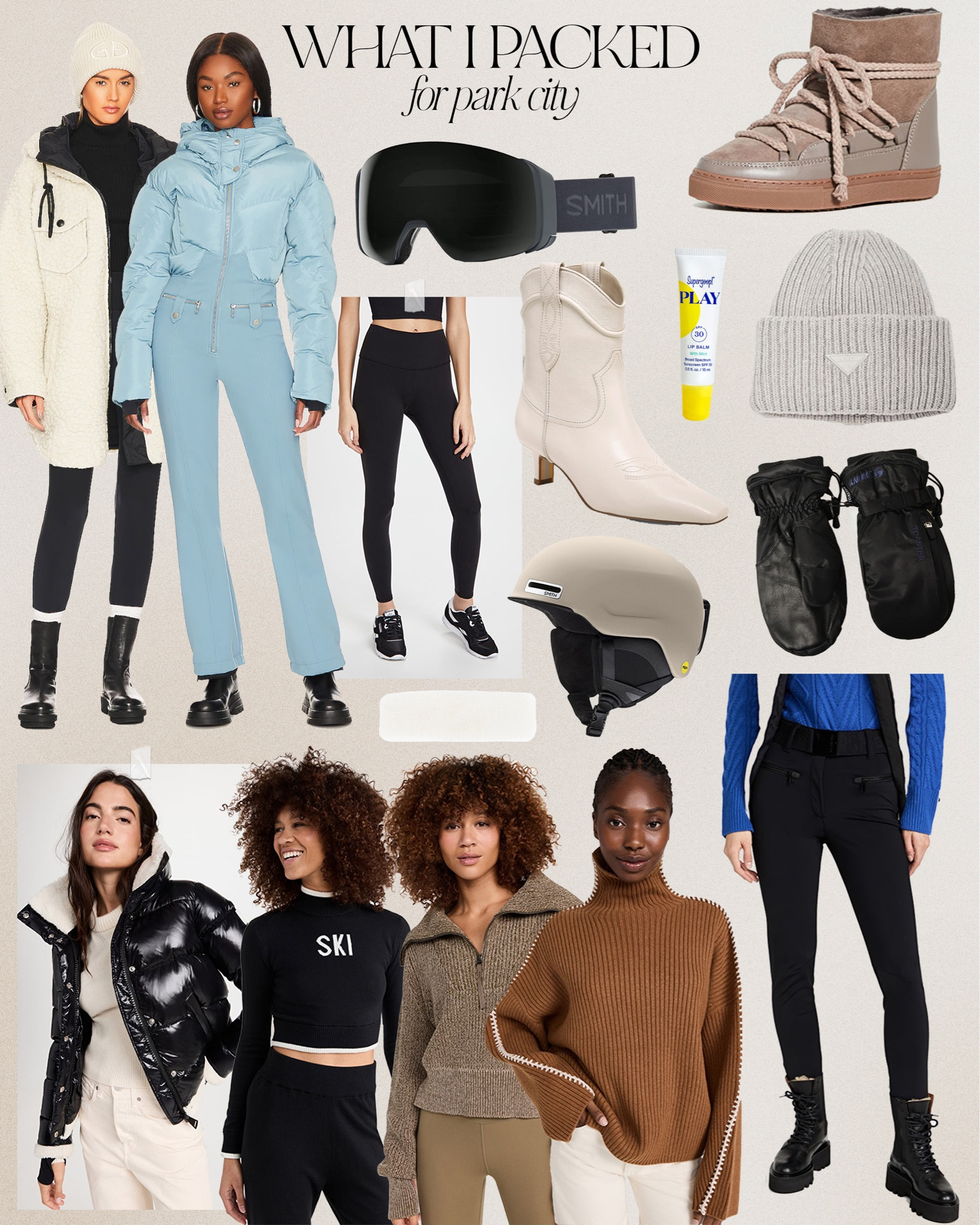 What I packed for Park City!