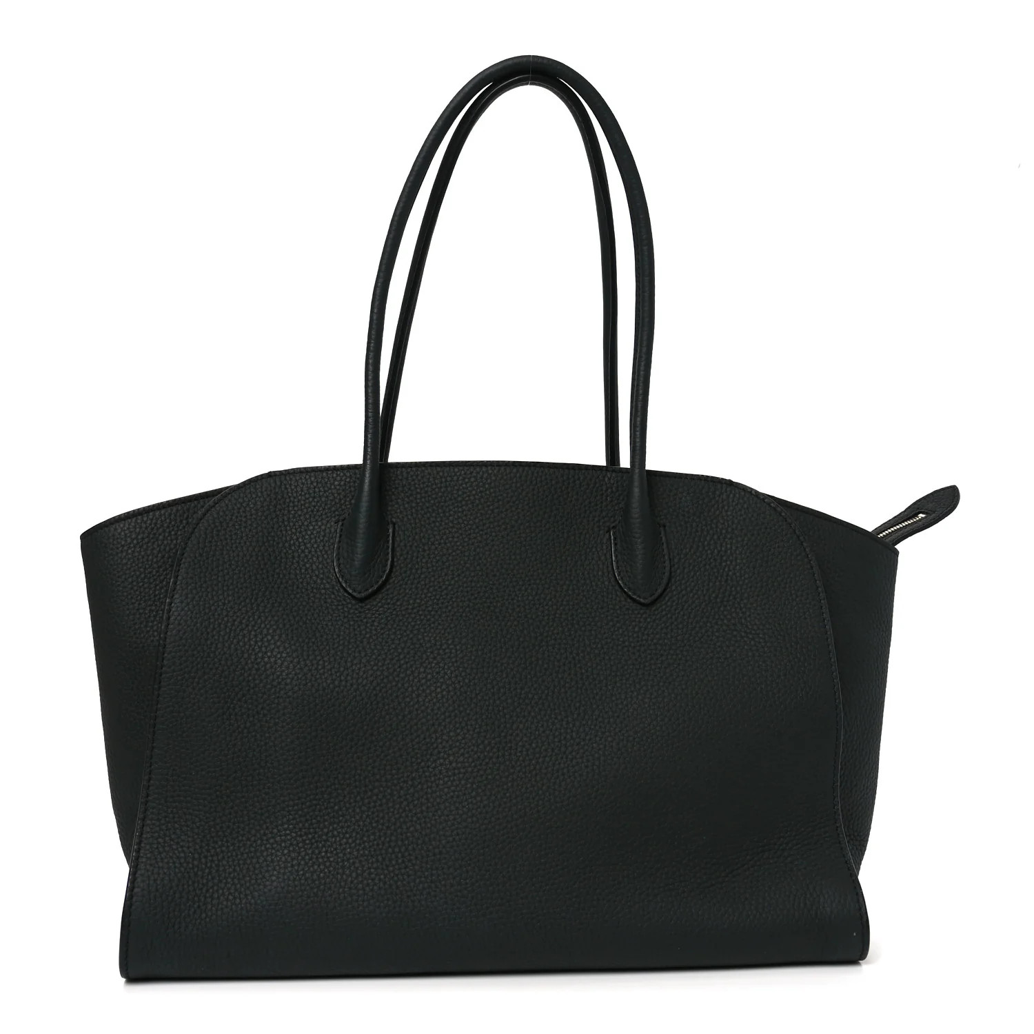 The Row Matte Grained Calfskin Marlo 14 Dark Pine 1878825 | FASHIONPHILE (US)