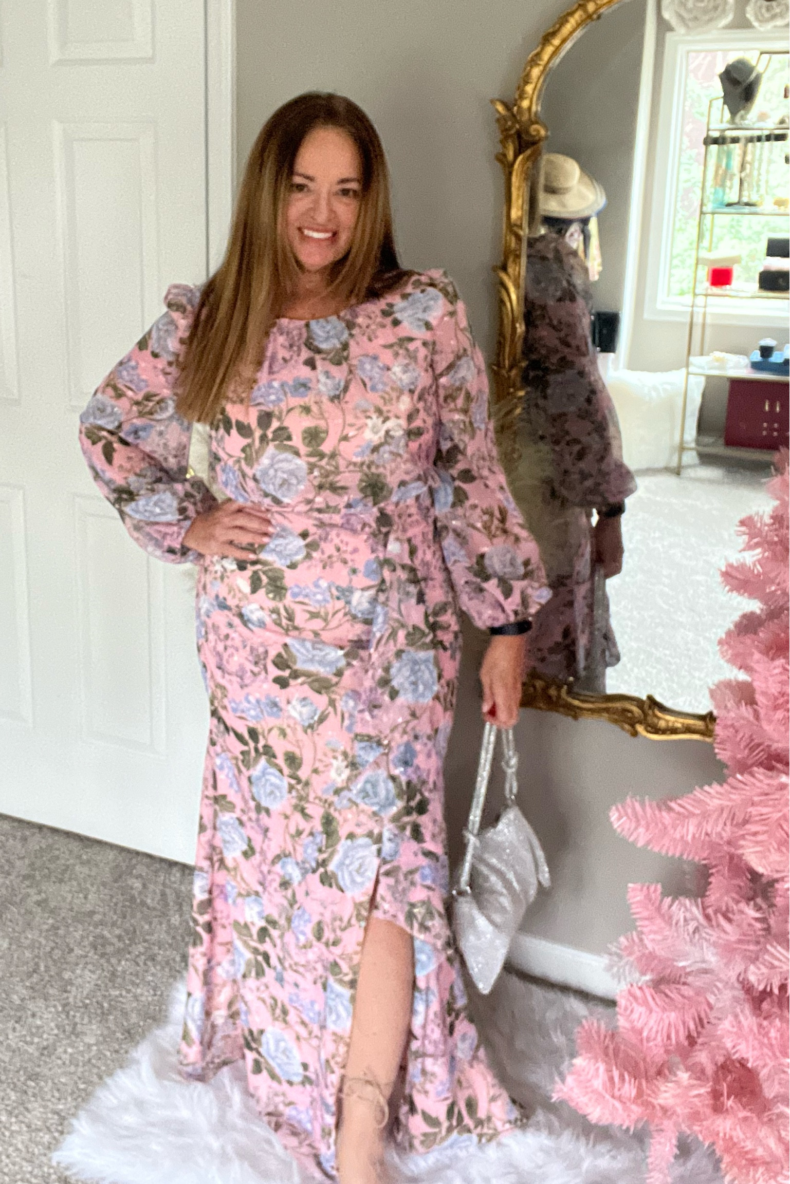 eliza j long sleeve maxi dress Joyousstyling on LTK