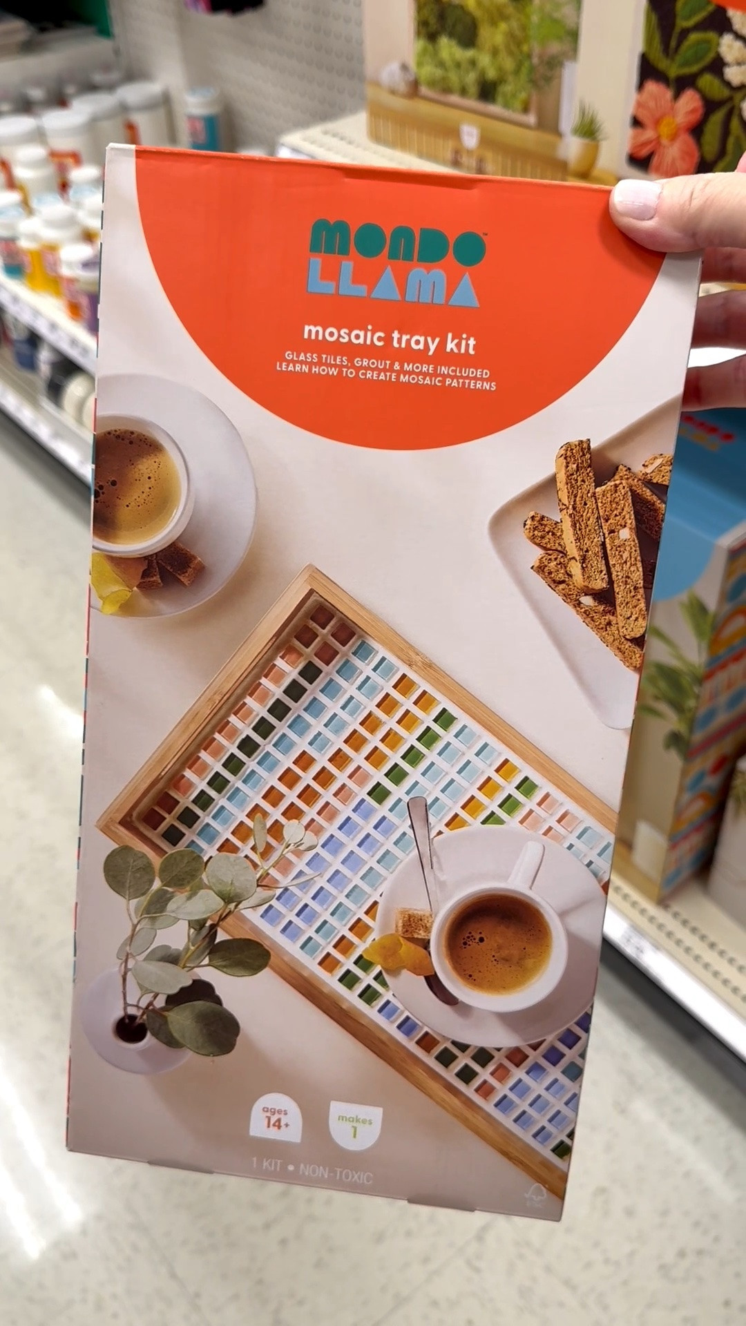 I teach how to make mosaic art for beginners on YouTube. If you’ve been looking for a creative hobby, I got you! ✨🎥 

But one way to jump right in and immediately get to work is by using a kit. Everything you need is in this box — and no tools required! 

If you’d like to learn more about mosaics and see all the fun things you can make please visit my YouTube channel: YouTube.com/julieweilbacher, and follow @julieweilbacher on Instagram.

#mosaictray #mosaickit #craftkit #creativehobby #craftinghobby #target #glassmosaic #mosaic

#LTKHome