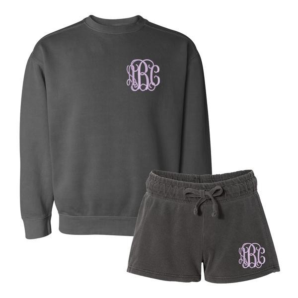 Monogrammed Comfort Colors Lounge Set Package | United Monograms