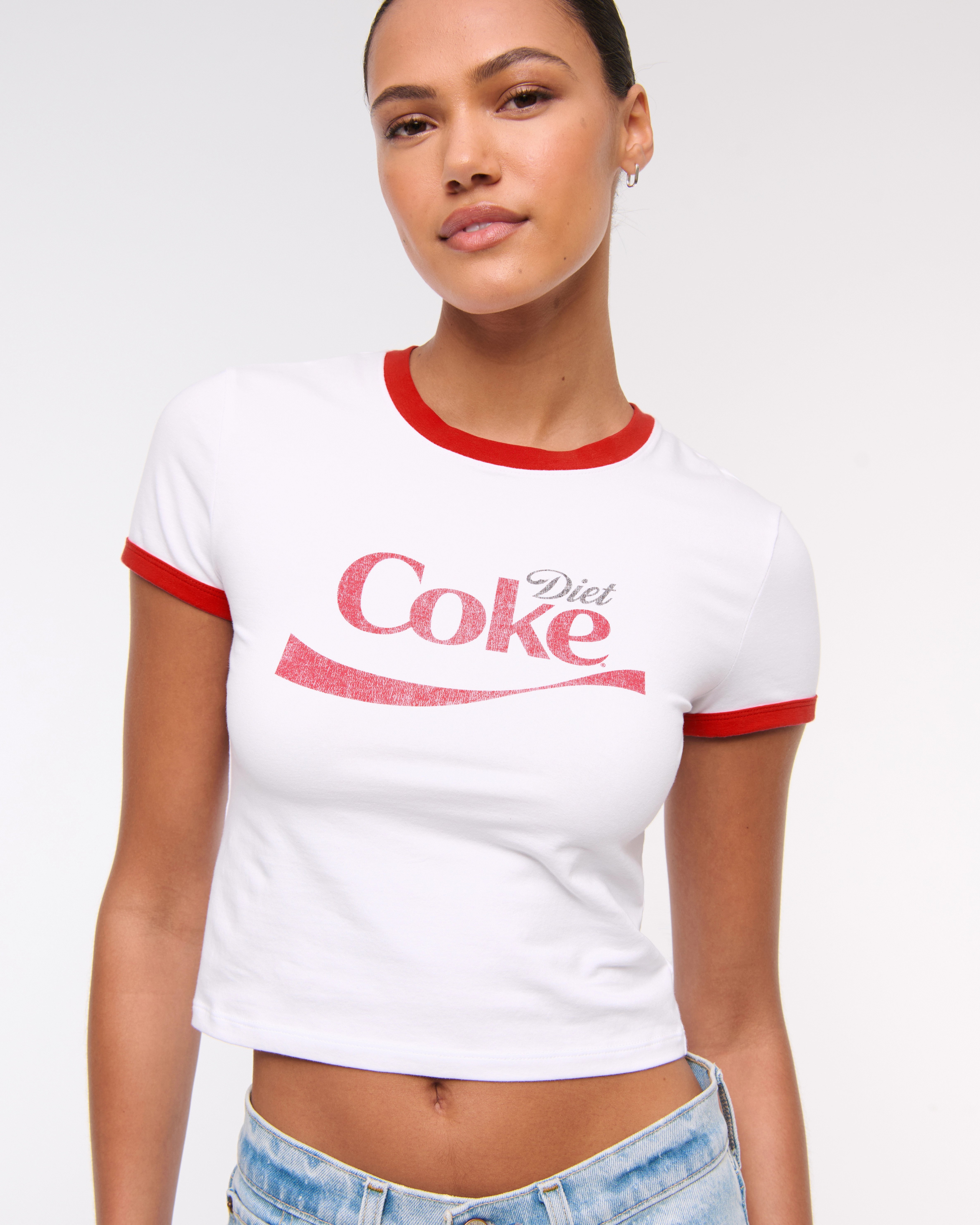 Diet Coke Graphic Baby Tee | Abercrombie & Fitch (US)