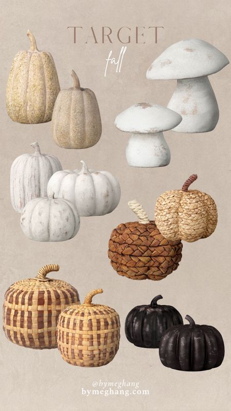 These pretty ceramic and woven pumpkins are selling out quick! They’re the perfect addition to your fall decor so get them while you can! 

#LTKFind #LTKSeasonal #LTKhome