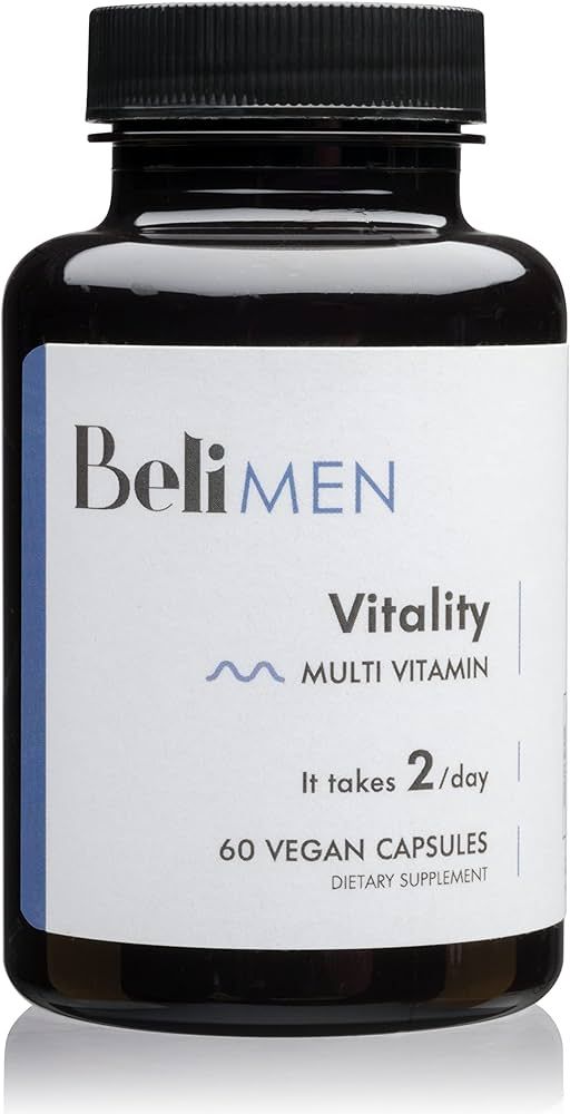 Beli Men Prenatal Multivitamin, Optimized for Reproductive and Sperm Health, 60 Vegan Capsules (3... | Amazon (US)