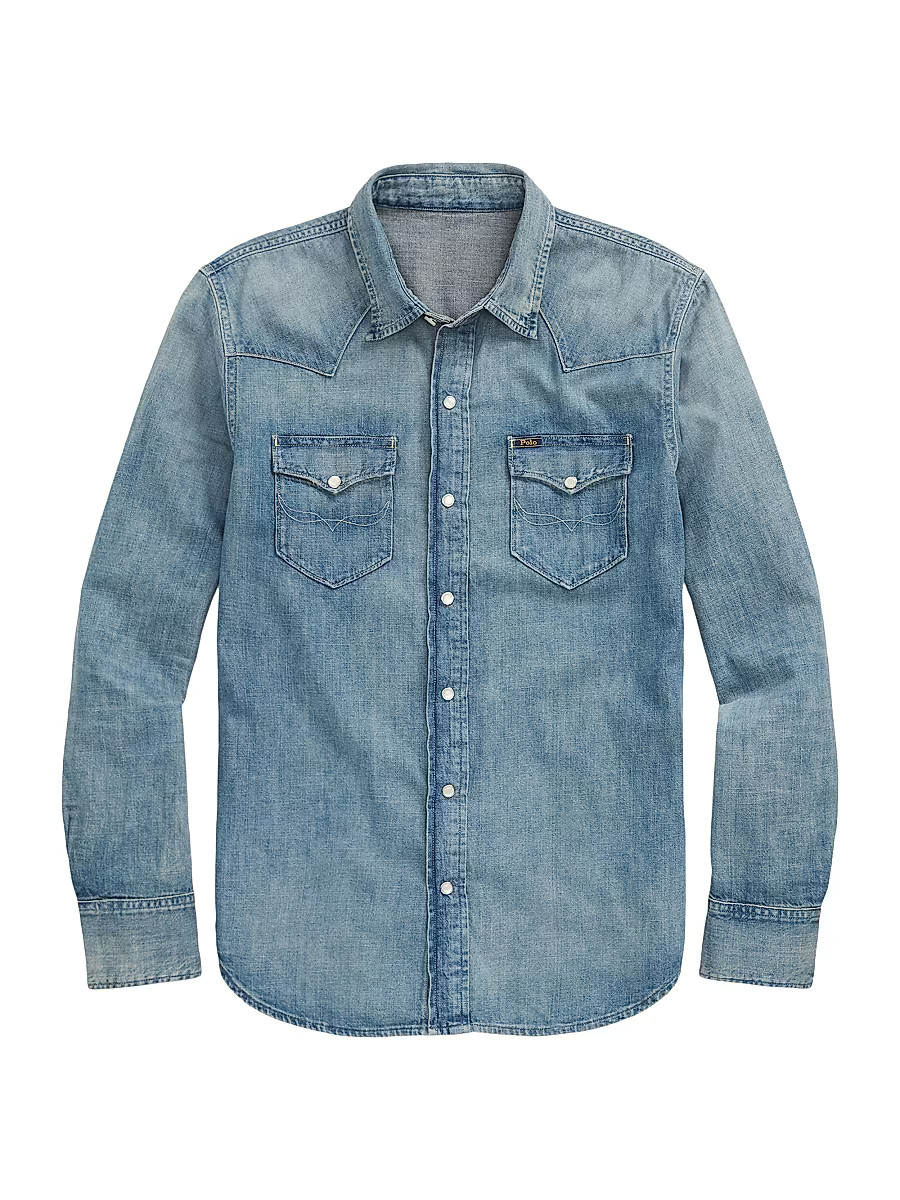 Men's Icon Western Denim Shirt - Western - Size Small | Saks Fifth Avenue