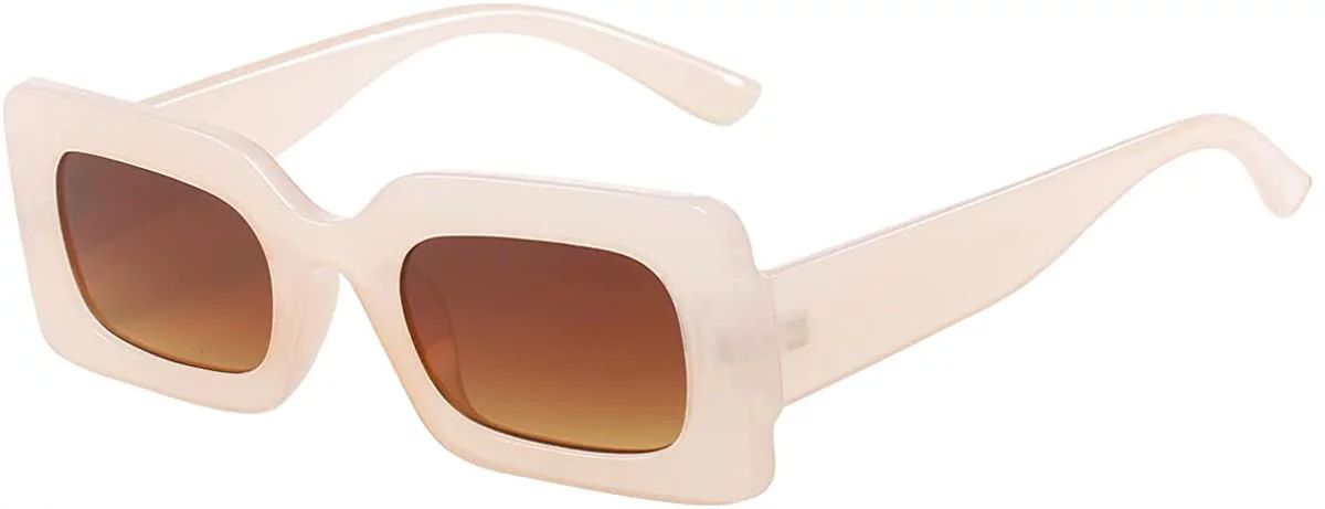 Fashion candy color sunglasses square frame decorative sunglasses | Walmart (US)
