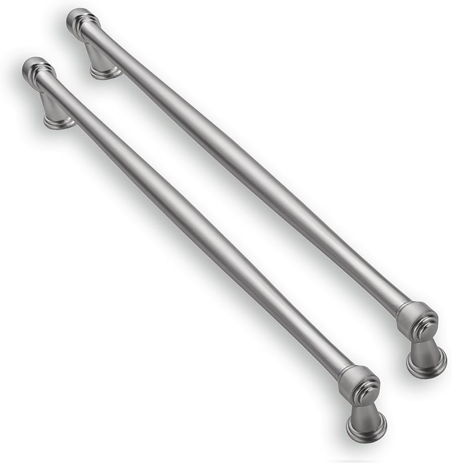 Solid Heavy Duty 2 Pack 12 Inch Hole Center Brushed Satin Nickel Cabinet Pulls Kitchen Cabinet Ha... | Amazon (US)
