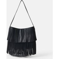 Accessorize Women's Fringe Shoulder Bag in Black | NastyGal UK