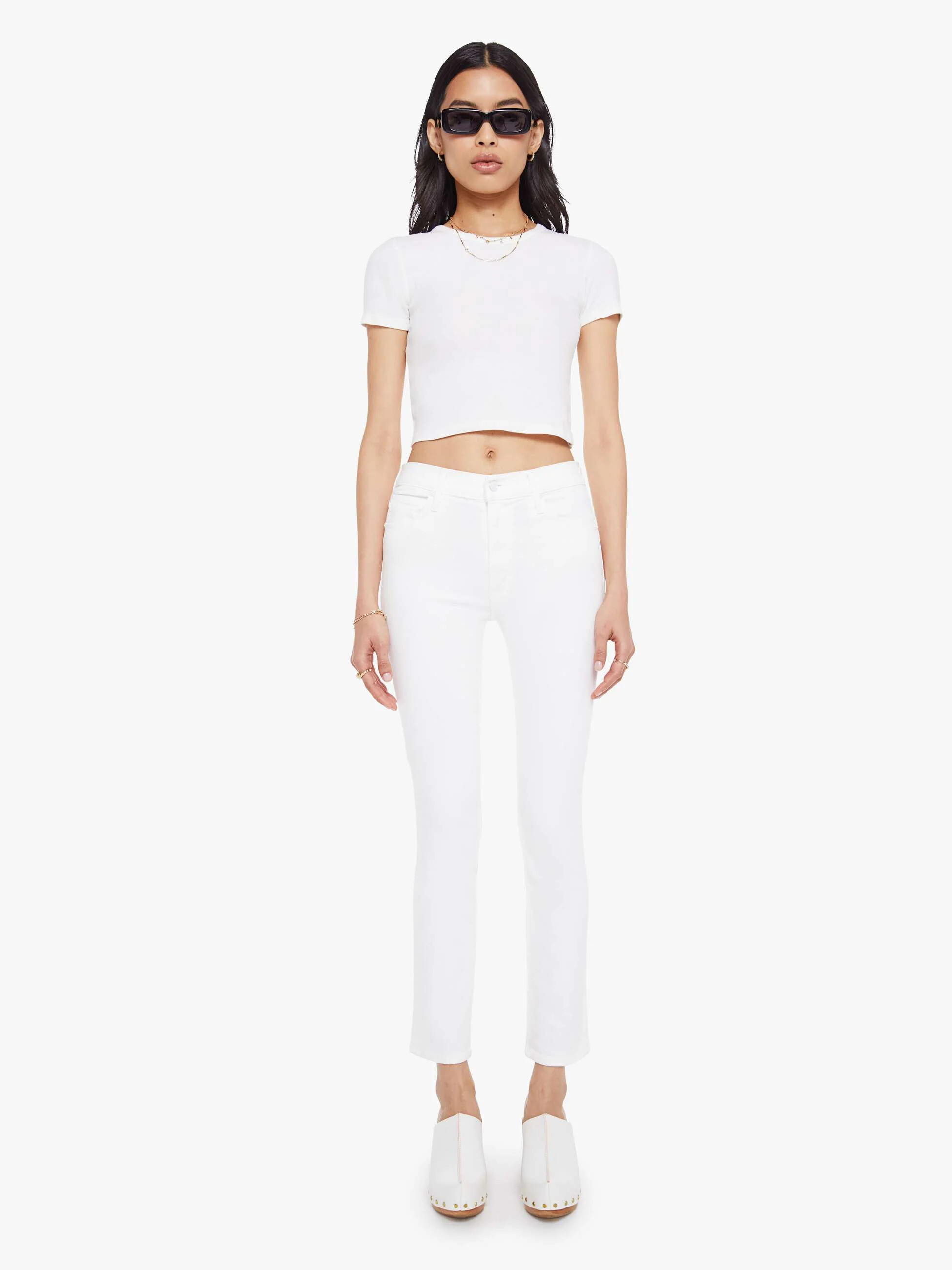 Women's The Mid Rise Dazzler Ankle Fairest of Them All | Mother Denim