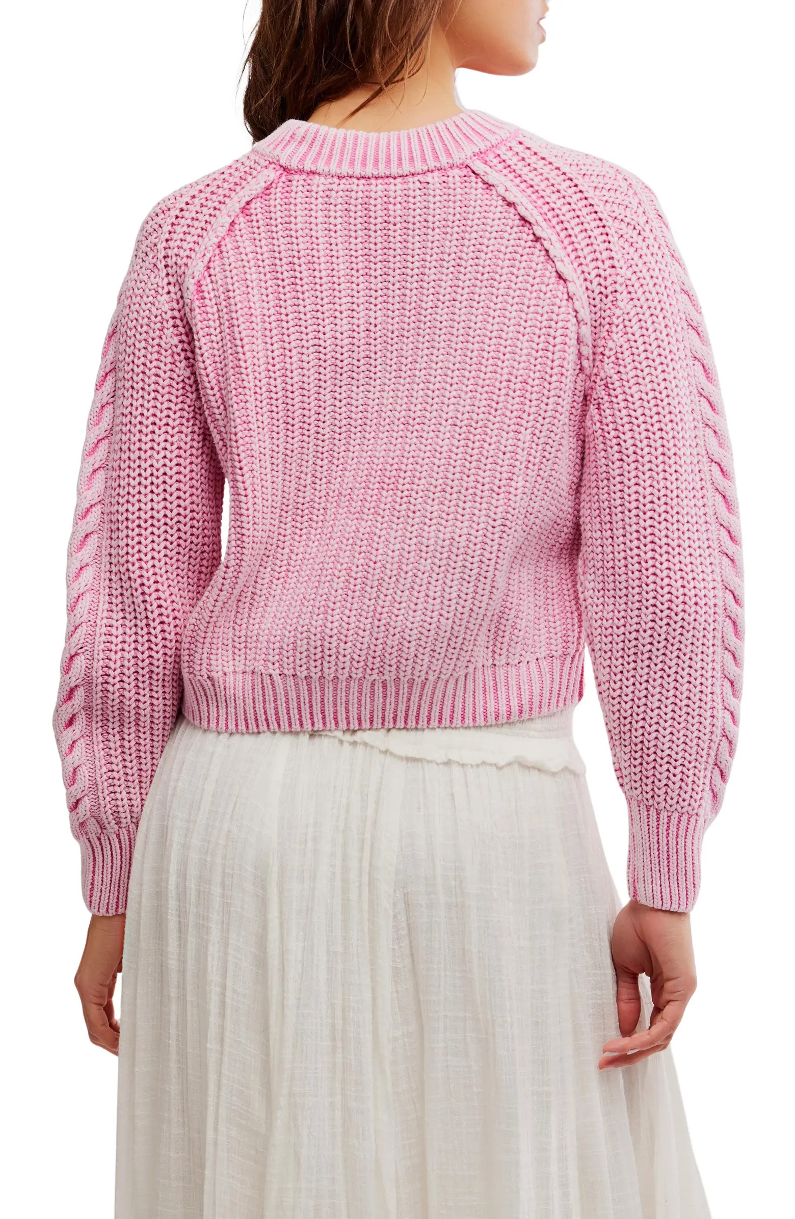 Frankie Cable Cotton Sweater | Nordstrom