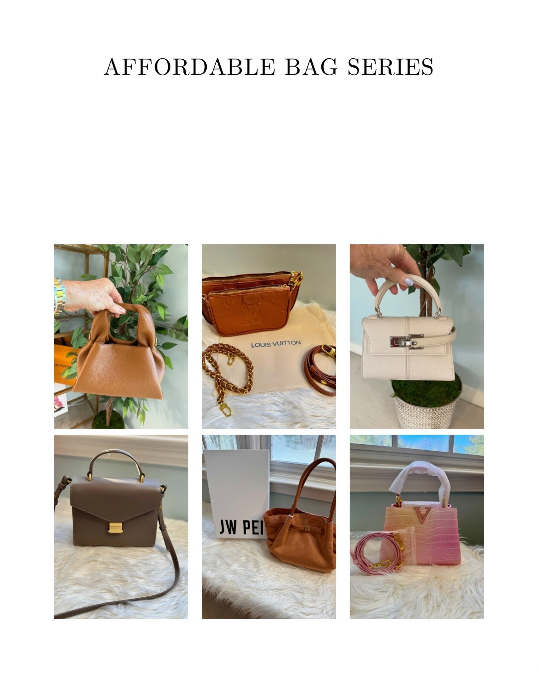 Affordable Handbag Series
Have you been watching?
So far I have shared these 6 amazing quality affordable handbags.
Which is your favorite?

Timeless elegance, Classic style, Everyday chic, Versatile accessories, Must-have handbags, Stylish totes, Elegant clutches, Trend-setting belt bags, Sophisticated purse designs, Quality craftsmanship, Functional yet fashionable, Statement pieces, Fashion essentials, Timeless accessories, Chic and practical, Designer-inspired bags, Luxury handbag collection, Timeless wardrobe staples, Fashion-forward accessories, Effortlessly stylish purses, belt bag, tote bag, crossbody, shoulder bag, clutch

#LTKOver40 #LTKItBag #LTKFindsUnder100