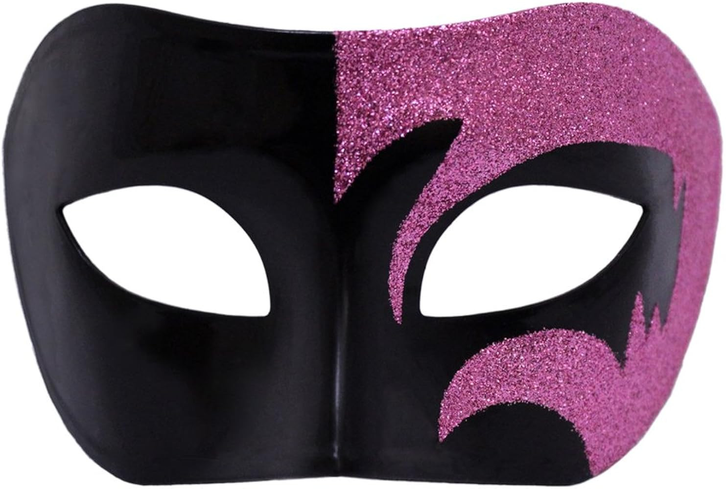 Mystic Pink Glitter & Black Venetian Masquerade Mask - Mardi Gras Prom Party | Amazon (US)