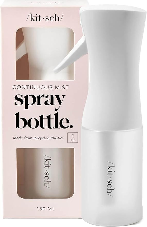 Kitsch Continuous Spray Bottle for Hair – Fine Mist Water Mister & Water Spray Bottle – Recyc... | Amazon (US)