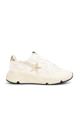 Golden Goose Running Sole Sneaker in White | FWRD 