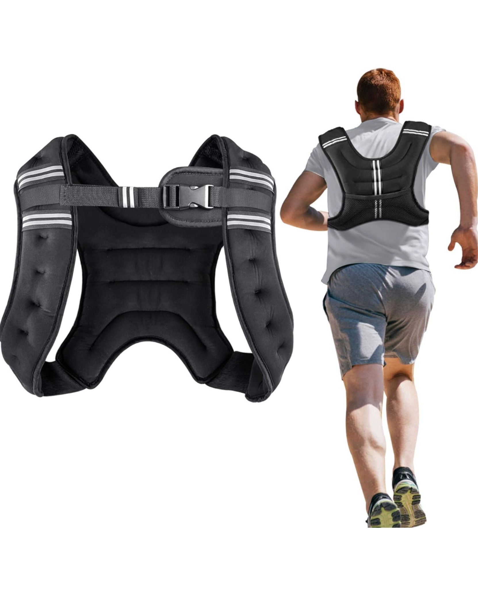 Up your game when walking by adding a weighted vest to make it more challenging. I started with 12 lbs and have moved up to 16 lbs  

#LTKFitness #LTKActive #LTKFindsUnder50