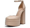 DREAM PAIRS Women’s High Chunky Platform Closed Toe Block Heels Square Toe Ankle Strap Dress We... | Amazon (US)