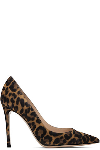 Gianvito Rossi - Brown & Black Gianvito Heels | SSENSE